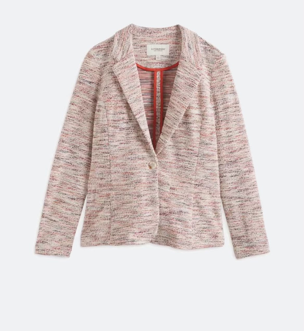 Women's Liverpool Fitted Blazer Burnt Orange